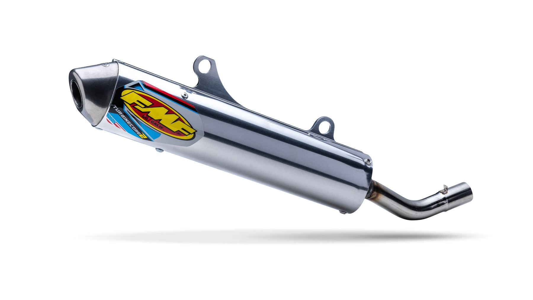 FMF TurbineCore 2 Slip-On Spark Arrestor Exhaust Silencer For Kawasaki KX 125 1999-2002